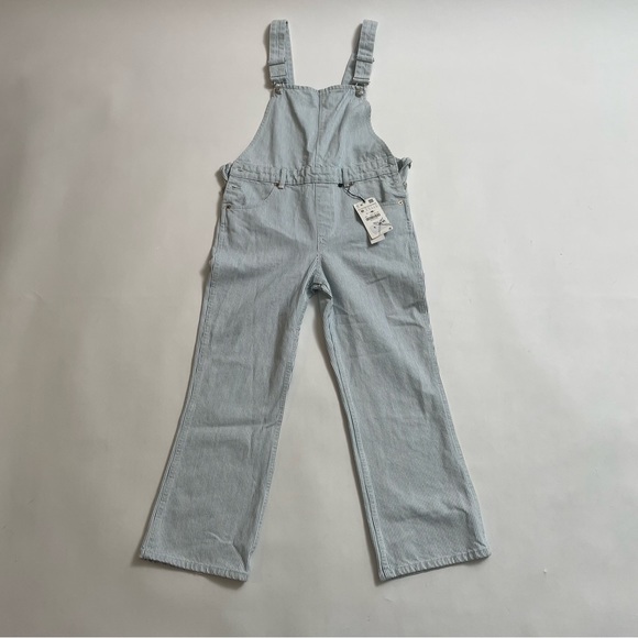Zara Pants - NWT ZARA pinstripe denim overalls